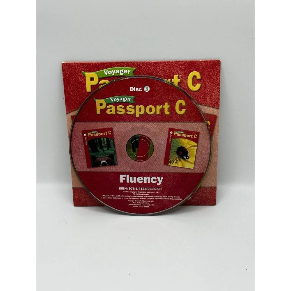 Voyager Passport C Fluency Discs 1-3 Complete Set CD-ROM 978-1-4168-0335-5